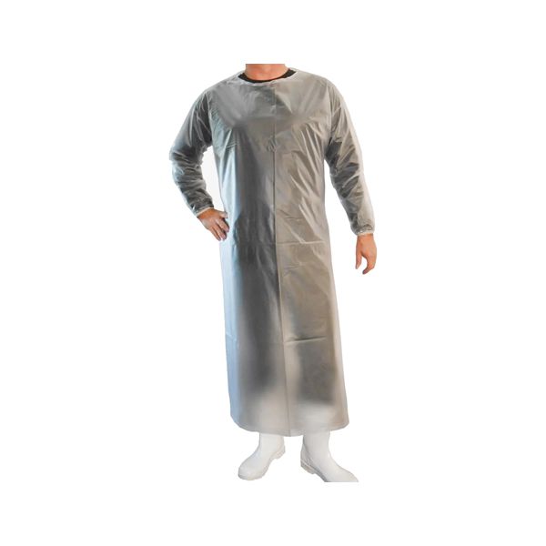 AVENTAL BARBEIRO VINIL LAMINADO COM ELASTICO PUNHOS CA30118