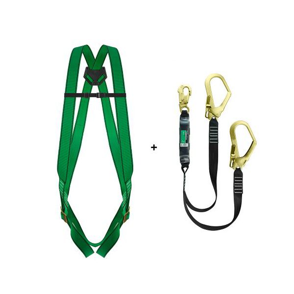 CONJUNTO CINTO DE SEGURANÇA 1P E TALABARTE CG750Y (CG700+CG391)