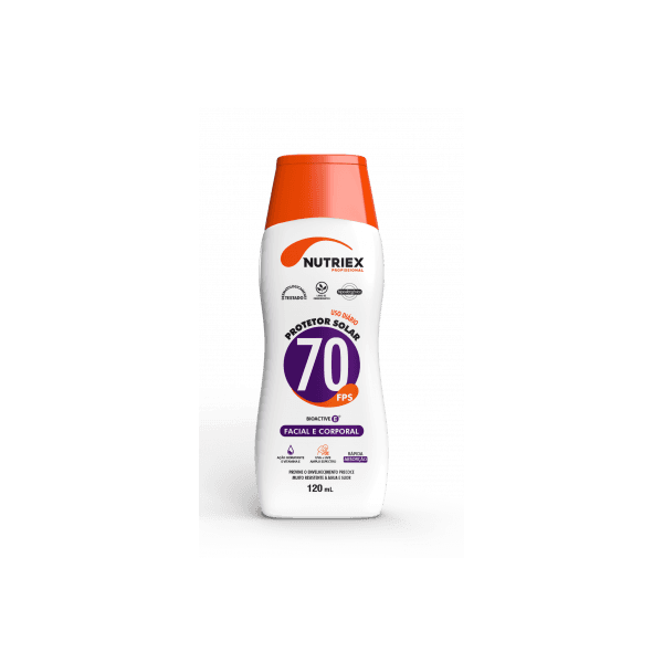 PROTETOR SOLAR FPS 70 FACIAL E CORPORAL SOLDA 120ML