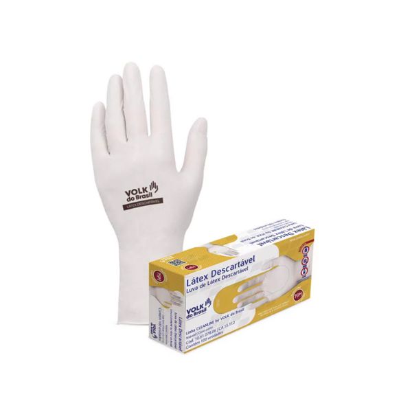 LUVA PROCEDIMENTO LATEX COM PO C/100 UNIDADES CA15112