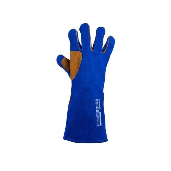 LUVA POWERSOLDA AZUL COURO DA94100P TAM XG (10) CA40167