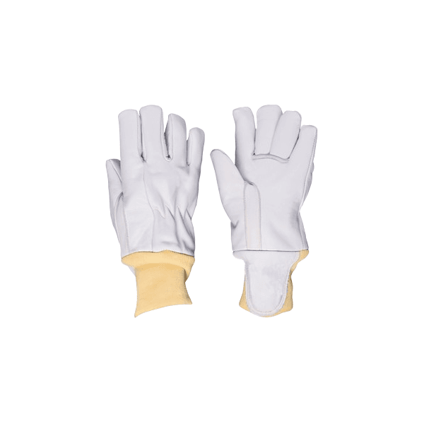 LUVA VAQUETA PARA BOMBEIRO PUNHO PARA-ARAMIDA HJ700BV CA31986