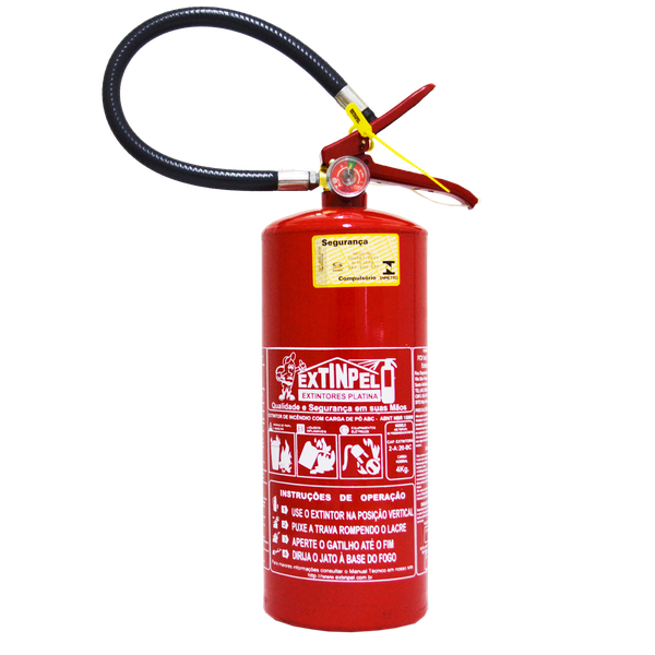 EXTINTOR PQS ABC 4KG VALIDADE 5 ANOS