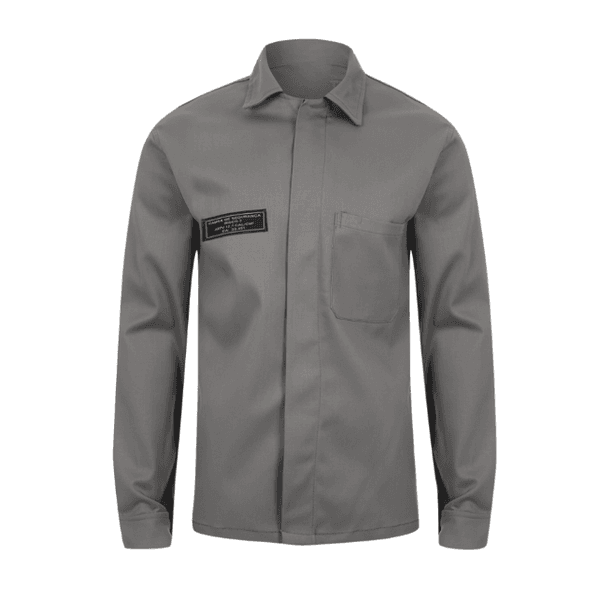 CAMISA NR10 ANTI-CHAMA S/ REFLETIVO 1 BOLSO CINZA CA49500