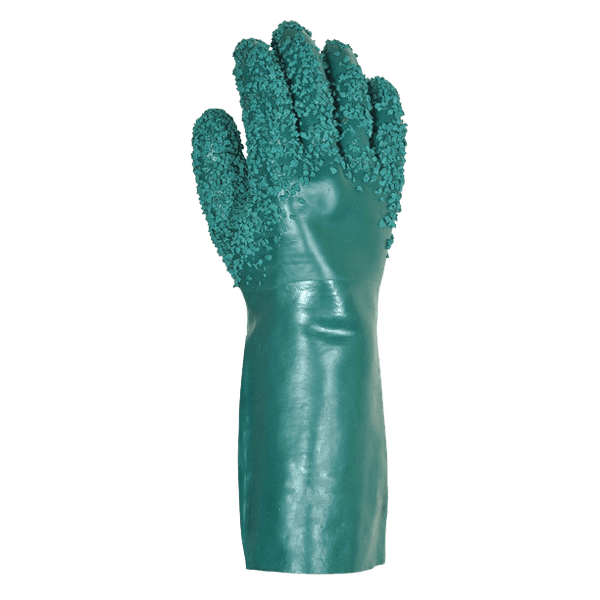 LUVA PVC FORRADA PALMA GRANULADA 35CM CA34569