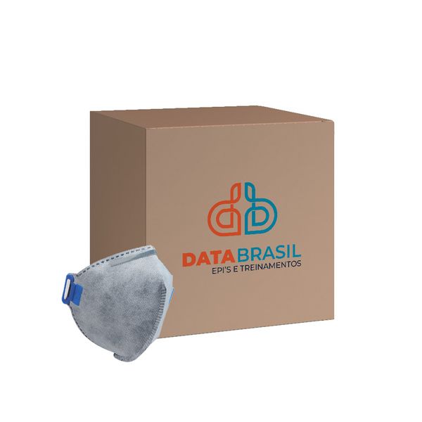 MASCARA DESCARTAVEL VOP2 S/VALVULA CARVAO ATIVADO 950C 100 UNIDADES CA39217