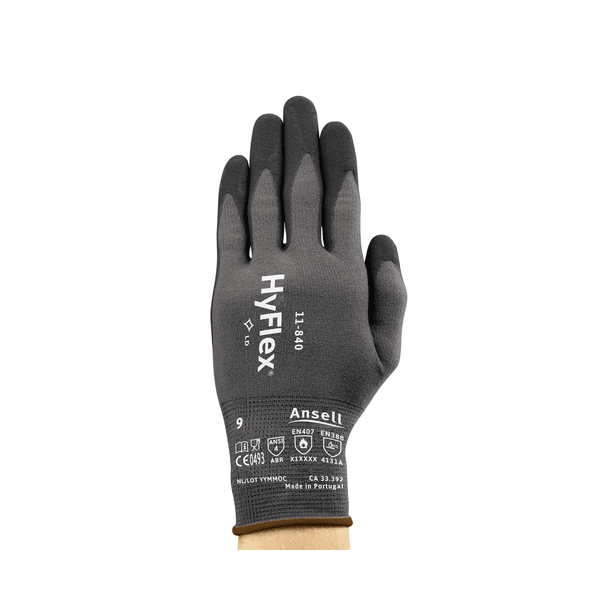 LUVA DE SEGURANÇA NITRILICA HYFLEX BANHADA 11-840 CA33392