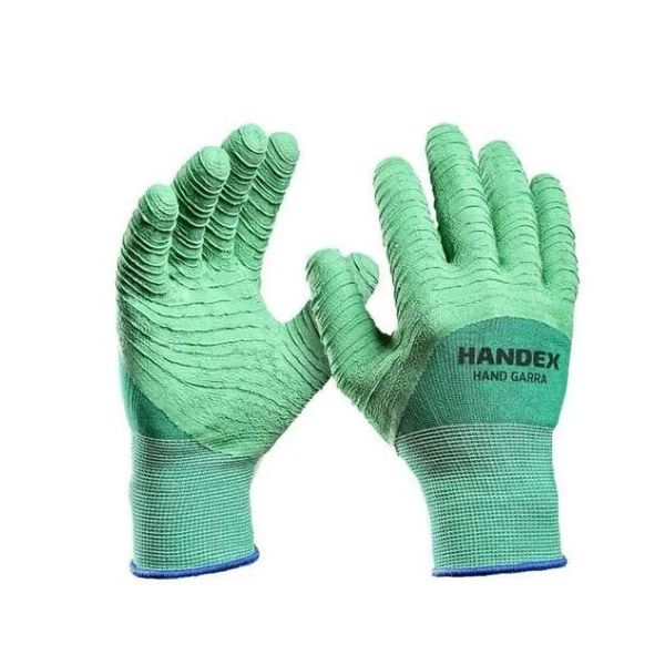 LUVA HAND GARRA CORRUGADA AG. MECANICOS VERDE CA41627