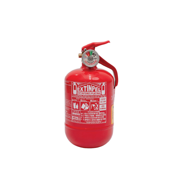 EXTINTOR ABC FIAT 4POL AUTOMOTIVO 1KG VALIDADE 5 ANOS