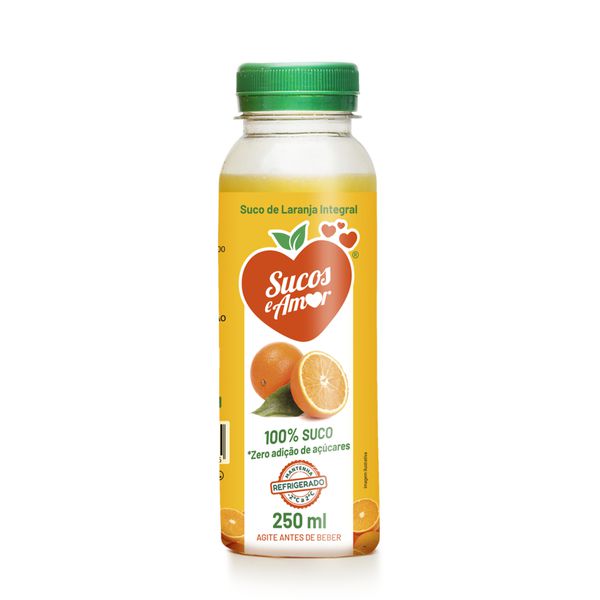 Suco Laranja Sucos & Amor 250ml