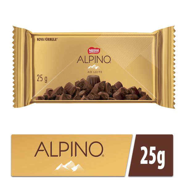 Chocolate Alpino Ao Leite 25g