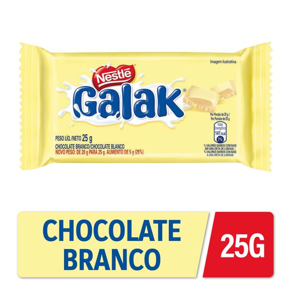 Chocolate Galak Branco 25g