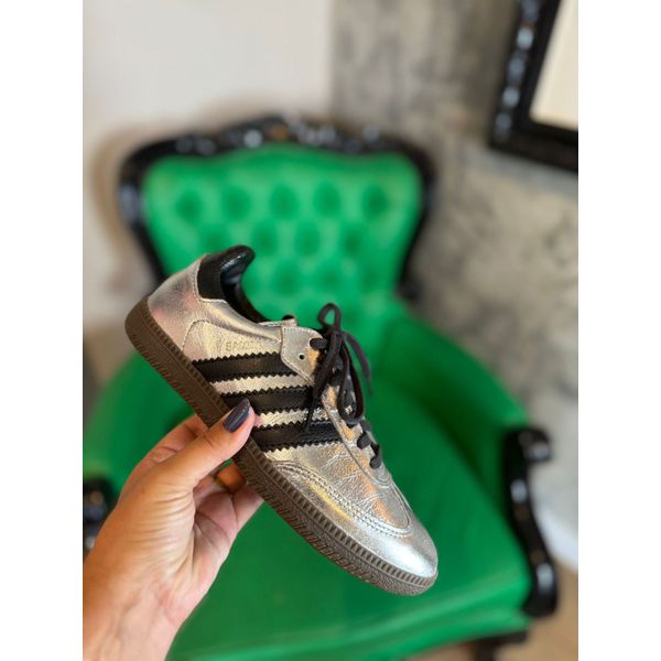 Samba OG Silver Metalic Black