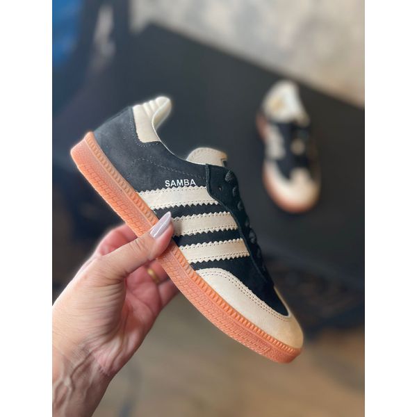 Samba OG "Wonder White" Preto/Creme