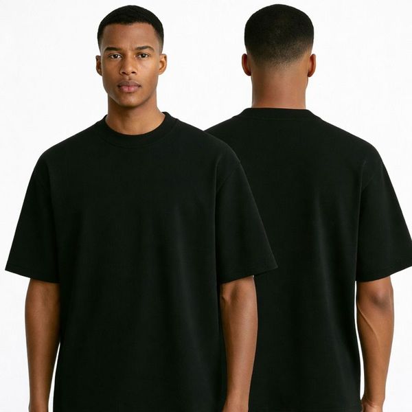 Camiseta Básica Oversized Preto