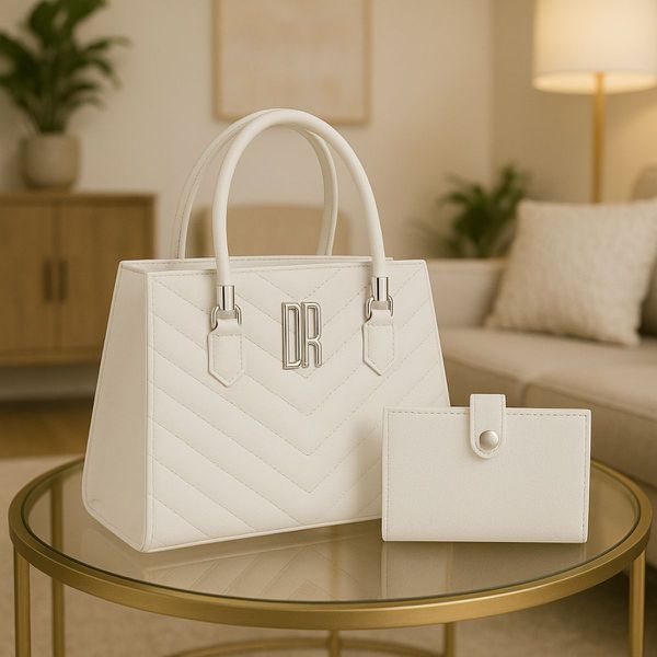 Kit Gabi Grafite + Carteira Branco