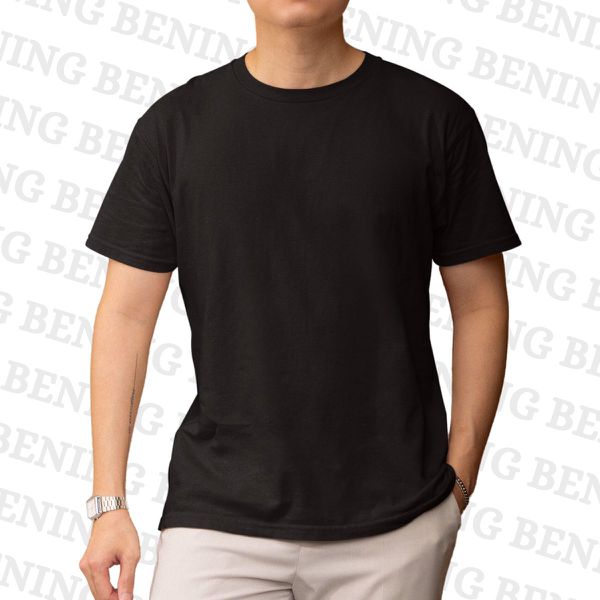 Camiseta Masculina Comum Preto