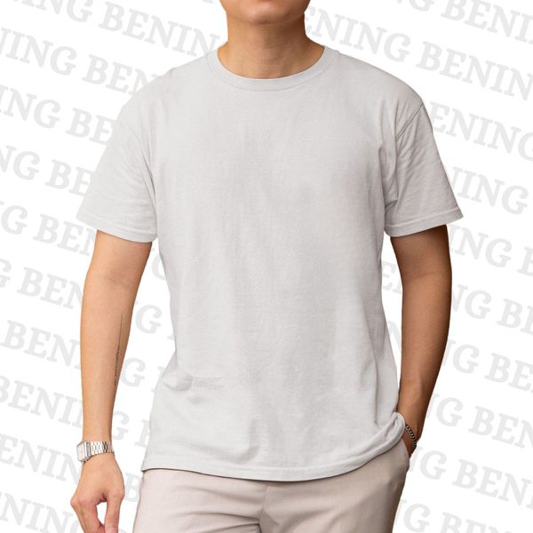 Camiseta Masculina Comum Branca