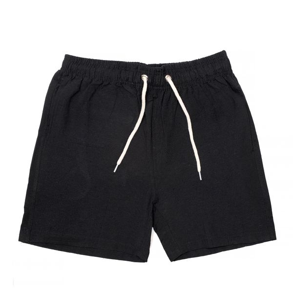 Short Linho Preto