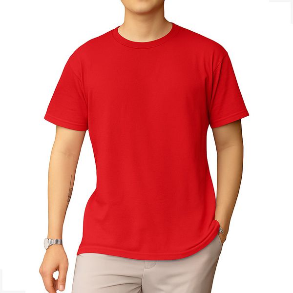 Camiseta Basica Comum Vermelha