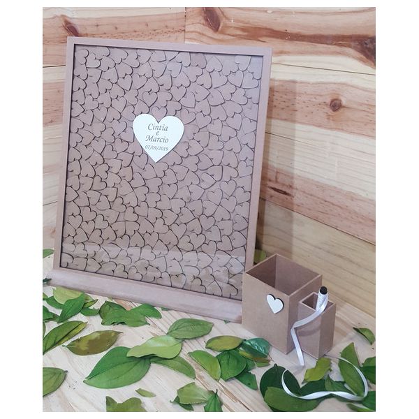 Quadro Personalizado MDF Crú