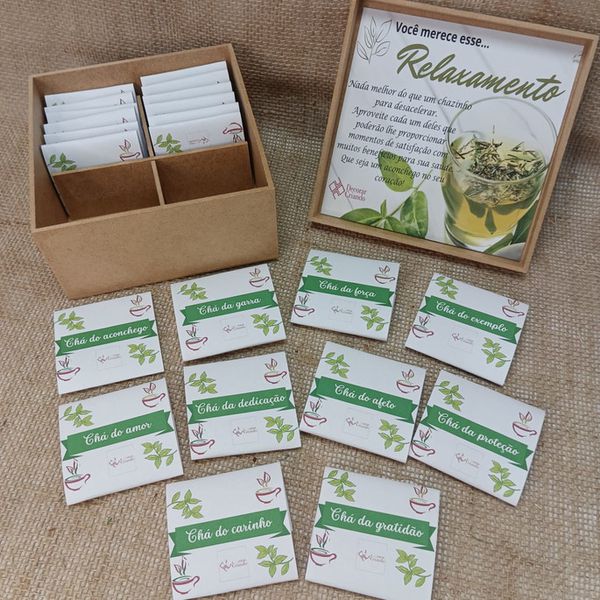 Kit Chá Personalizado Corporativo