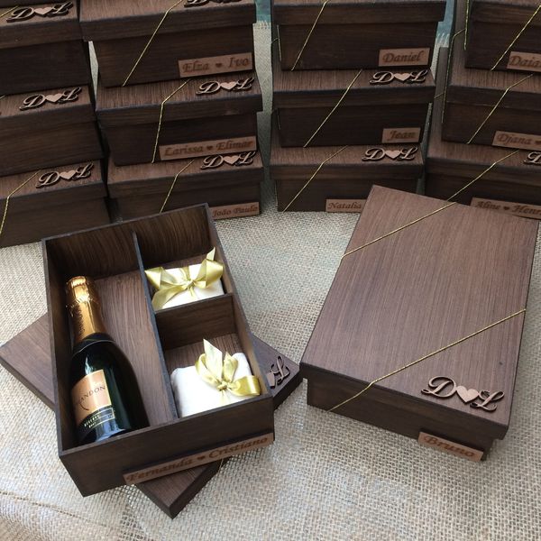 Caixa personalizada para Padrinhos