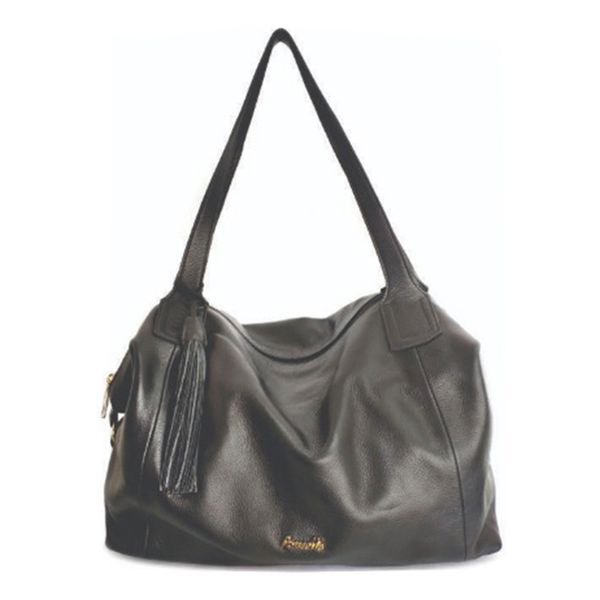 Bolsa Feminina Poucelle em Couro / Preto