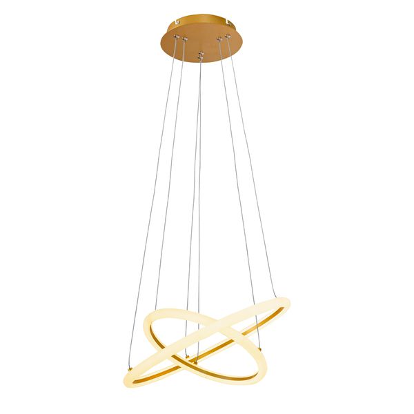 Pendente Space Orbital Double 39W 3K 40CM Llum Bronzearte