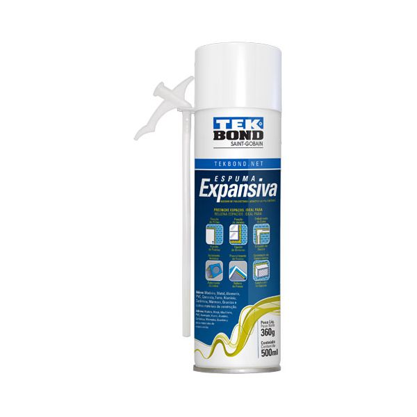 Espuma Expansiva De Pu 360g/500ml Tekbond