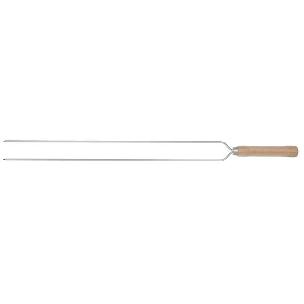 Espeto Duplo para Churrasco 65cm Mor