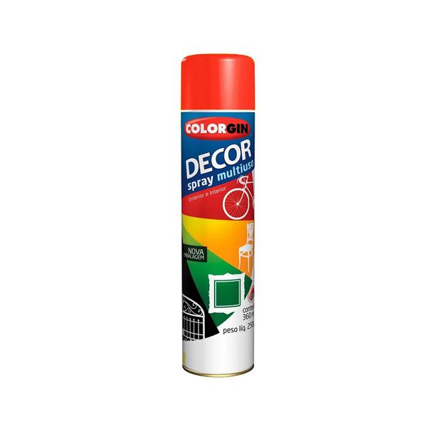 Tinta Spray Colorgin Decor Vermelho