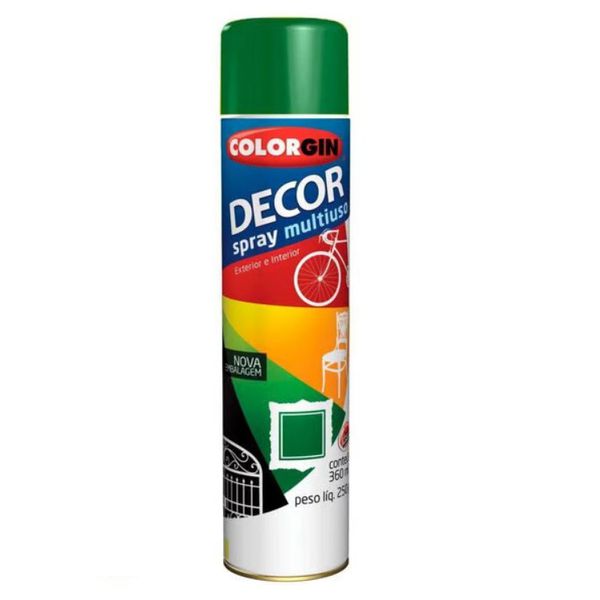 Tinta Spray Colorgin Decor Verde Folha