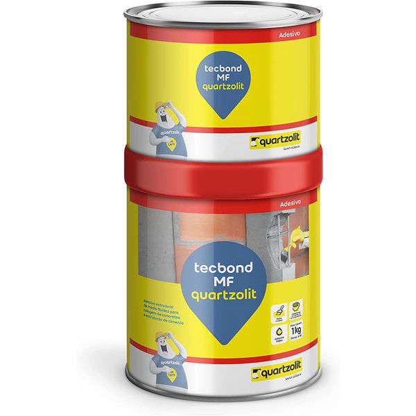 Adesivo Estrutural Tecbond MF 1Kg Quartzolit 