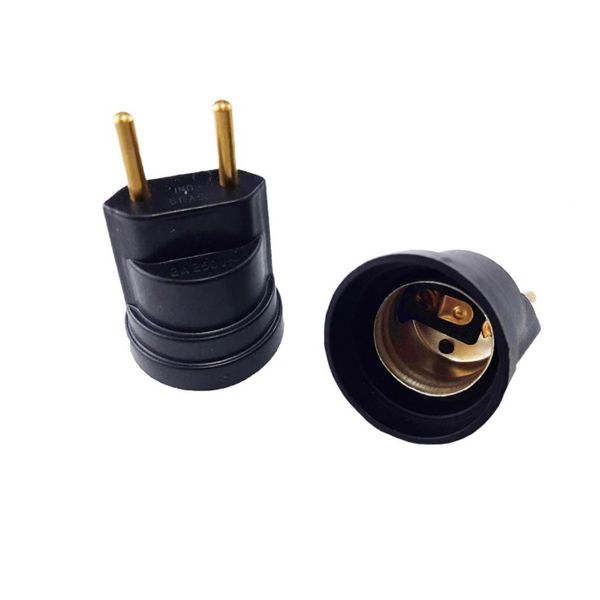 Bocal Soquete E-27 Adaptador Plug Macho Para Tomada