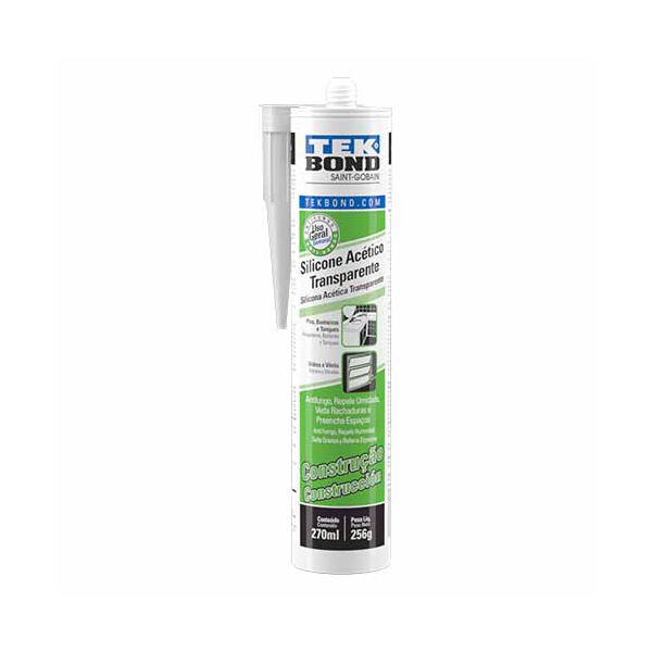 SILICONE 256G TRANSPARENTE USO GERAL TEKBOND