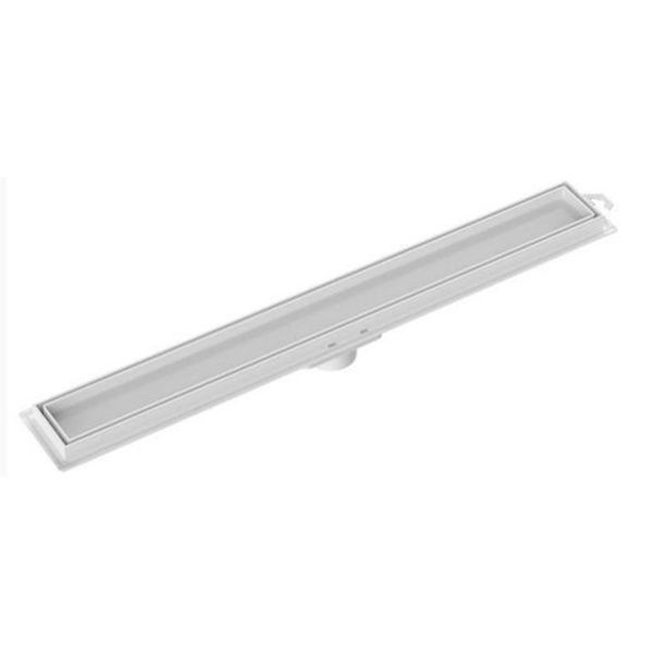 Ralo Linear 50Cm Invisível Saída Para Baixo Tigre