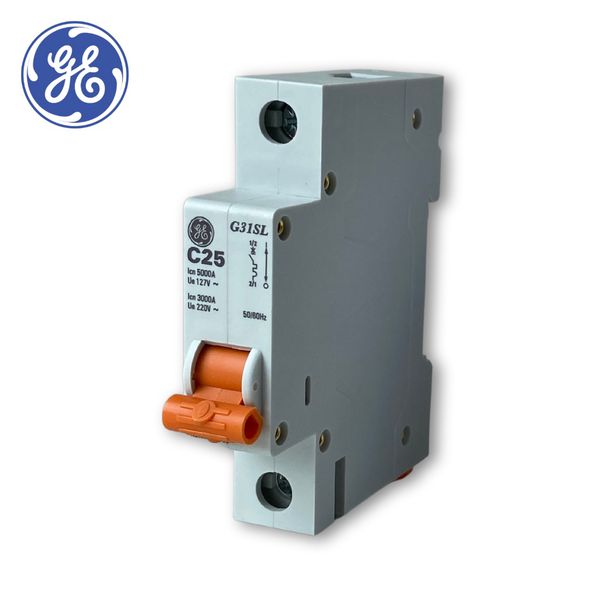 Disjuntor Ge Din 1x25 Monopolar C10 25a Monofasico Unipolar