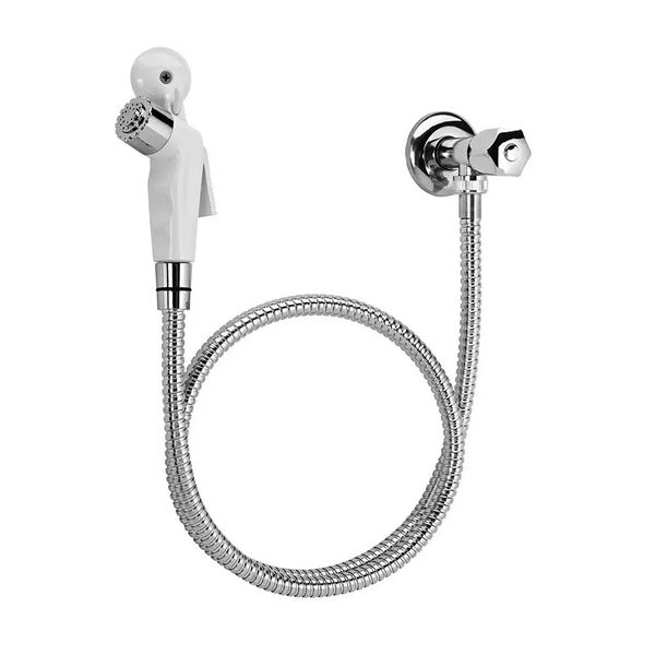DUCHA HIGIÊNICA BRANCA E CROMADA 1,2M POP BLUKIT 220911-21
