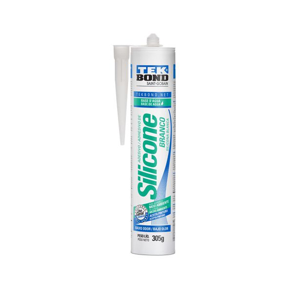 SILICONE BASE DAGUA 350GR BRANCO TEKBOND