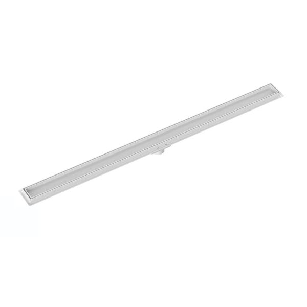 Ralo Linear 90Cm Invisível Saída Para Baixo Tigre