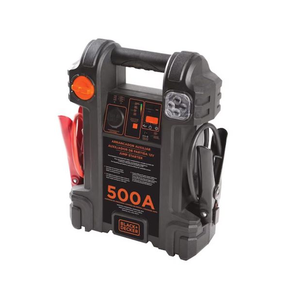 Auxiliar De Partida Arrancador 500a 12v Js500s Black&decke