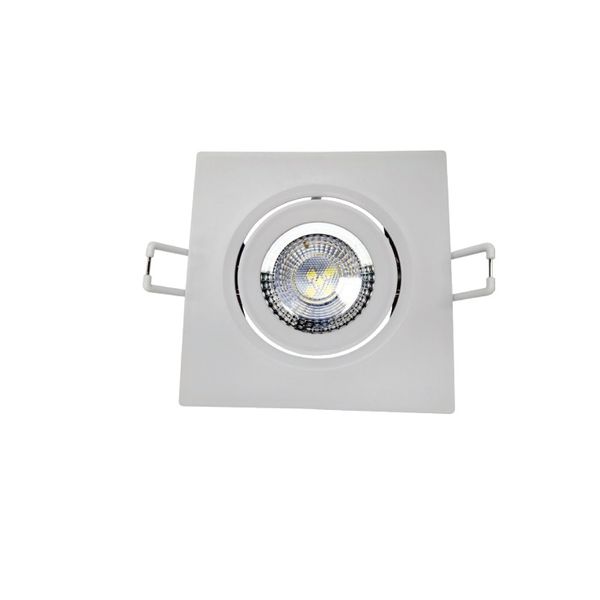 Kit 5 Embutido Spot Led Supimpa Embutir Quadrado 5w 6500k Bivolt Br