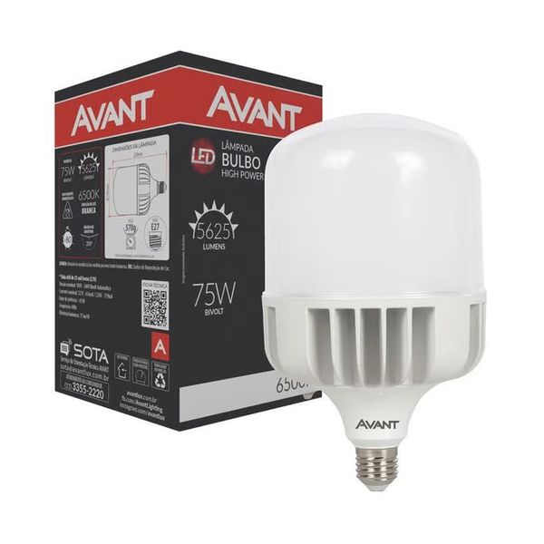 LAMPADA LED BULBO 75W AVANT