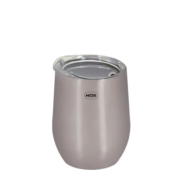 Copo Térmico Cerveja Café C/Tampa 360ml Inox Mor