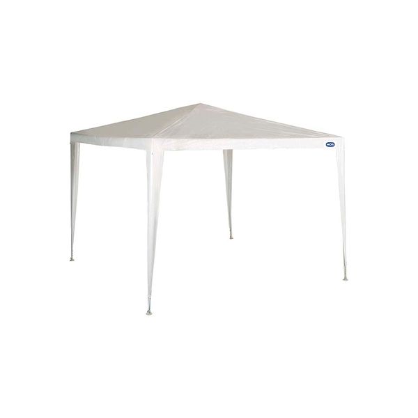 Tenda Praia Piscina Gazebo 3X3m Ráfia Branco Mor