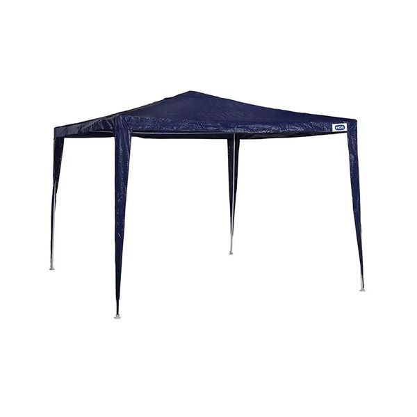 Tenda Praia Piscina Gazebo 3X3m Ráfia Azul Mor 
