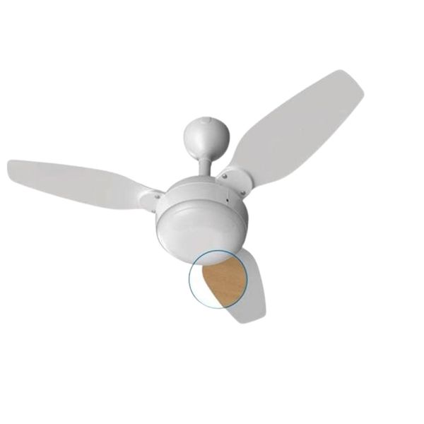 Ventilador De Teto Legacy Led Branco e Pinus Ventisol