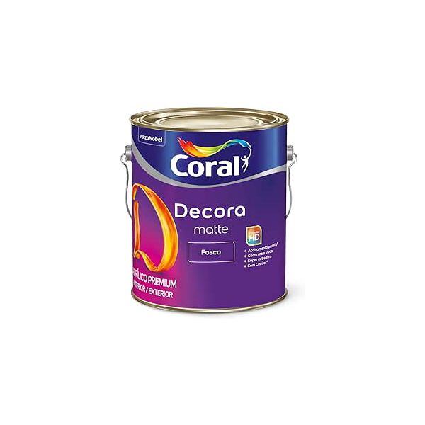 TINTA ACRILITA PREMIUM DECORA MATTE 3,6L