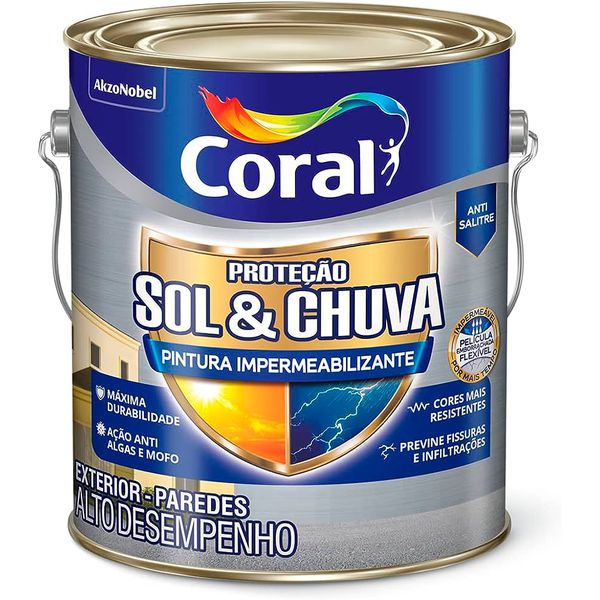 TINTA SOL E CHUVA IMPERMEABILIZANTE 3,6 BRANCO